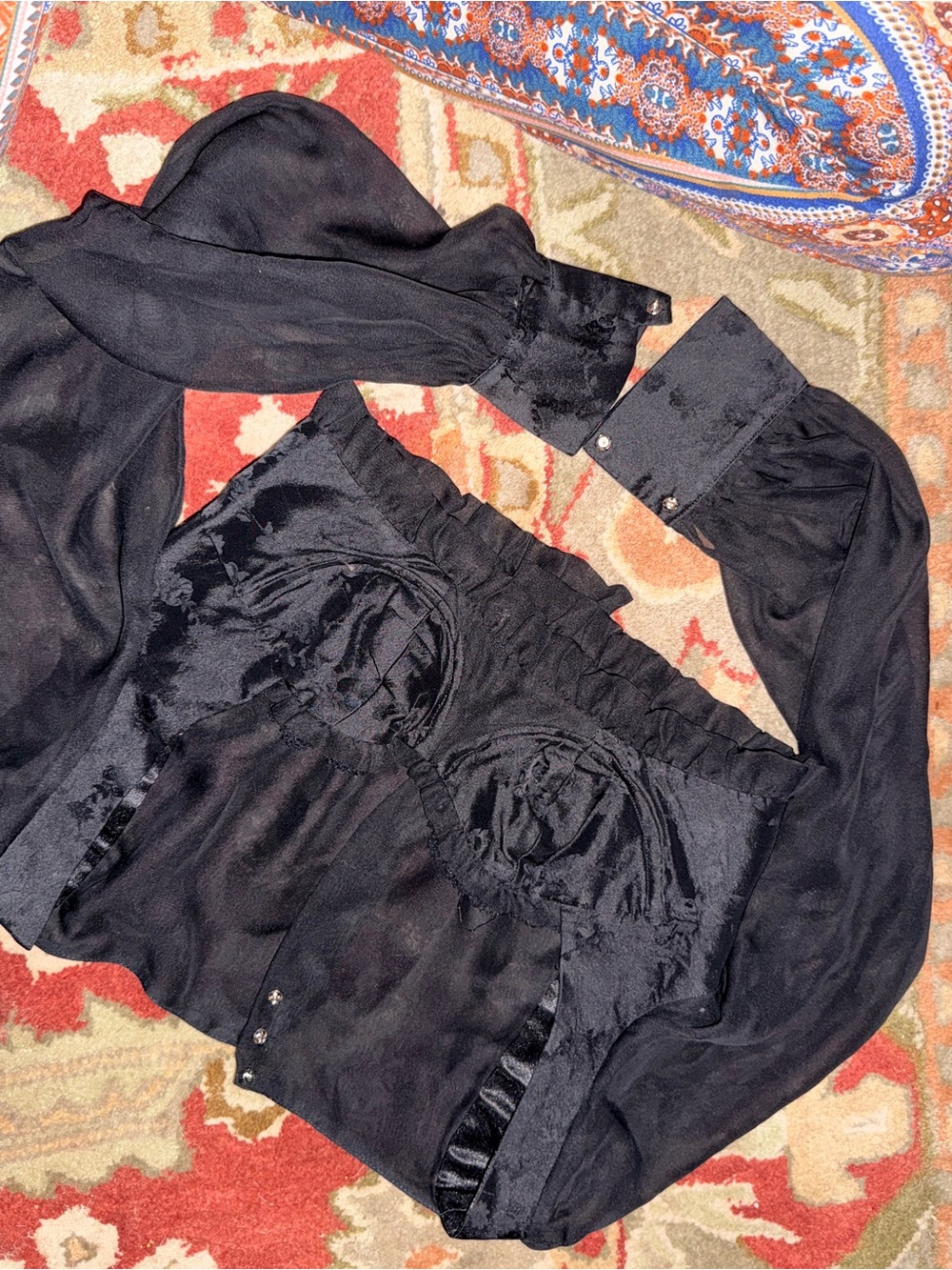 Rosemilk Salinas Long Sleeve Bralette Top Bustier - Picture 10 of 13